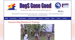 Desktop Screenshot of dogsgonegood.com